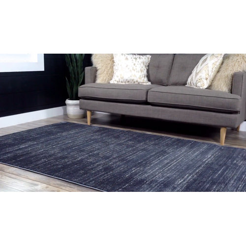 Jill Zarin™ Uptown Power Loom Performance Navy Rug & Reviews Wayfair